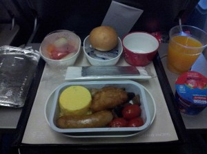 Leur fameux breakfast. Manger ça, une grande première (encore !)