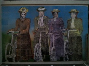 Street art - Women's Suffrage Centenary 1893-1993