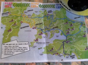 Voici le trip que j'ai effectué