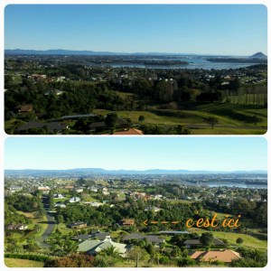 Une maison en bois dans le bush. Pas si mal !