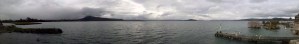 Panoramique sur le lac...