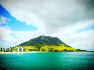The Mount, vu depuis Papamoa Beach